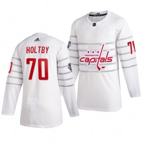 Washington Capitals Trikot Braden Holtby 70 Weiß 2020 NHL All-Star Adidas Authentic - Herren